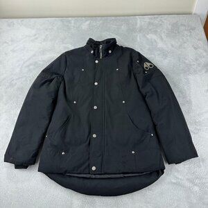 Moose Knuckles Black Down Jacket Men's Size Large